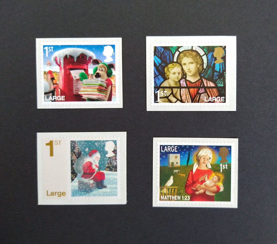 2000 First Large Letter Assorted Christmas Stamps